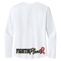 Pink Ribbon • Mars Fightin' Planet • Next Level Apparel® Women’s Cotton Relaxed Long Sleeve Tee