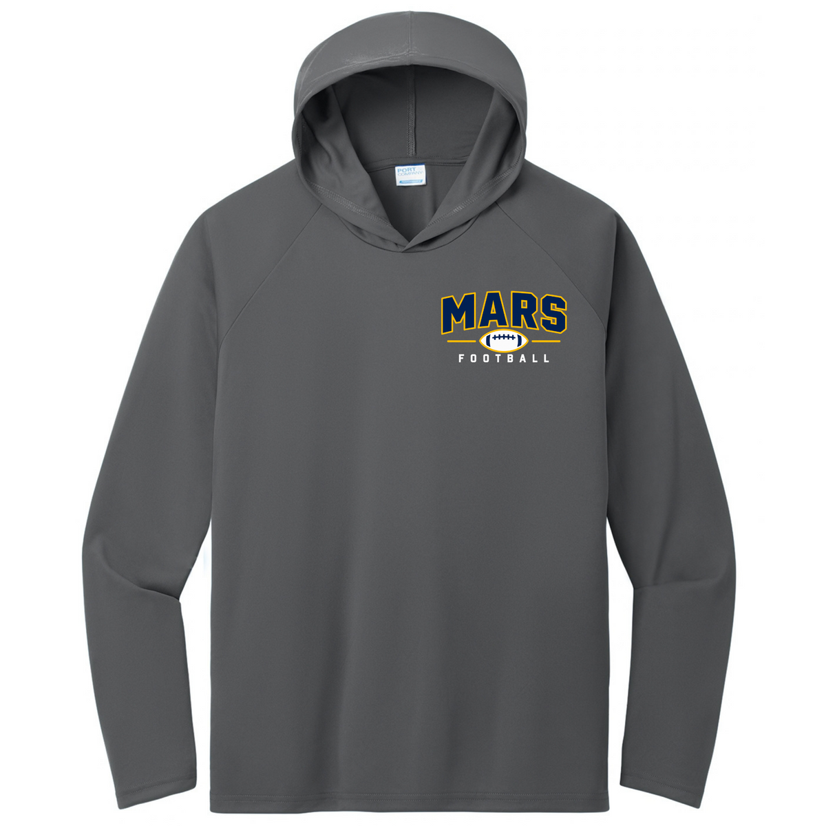 MARS• Football | Long Sleeve Performance Hooded Tee