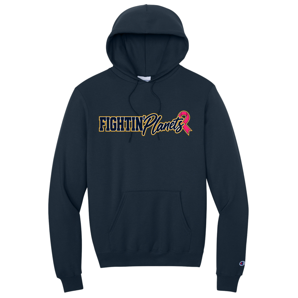 Exclusive • 2026 Hometown Collective Apparel • Champion Pink Ribbon Hoodie Back Design