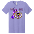 Adult/Unisex | Pittsburgh Penguins Elite • Hockey Fights Cancer •  Purple Ribbon LogoT Shirt