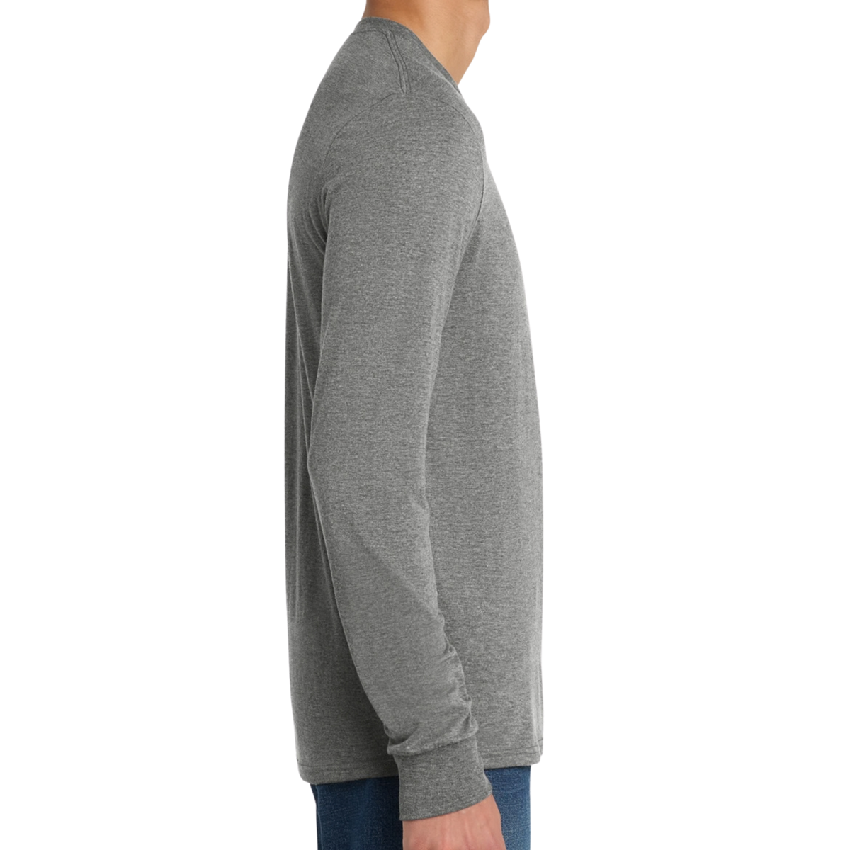 Pink Ribbon • Fightin’ Planets • District® Perfect Tri® Long Sleeve Tee