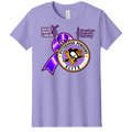 Youth/Unisex | Pittsburgh Penguins Elite • Hockey Fights Cancer • Purple Ribbon Logo T Shirt
