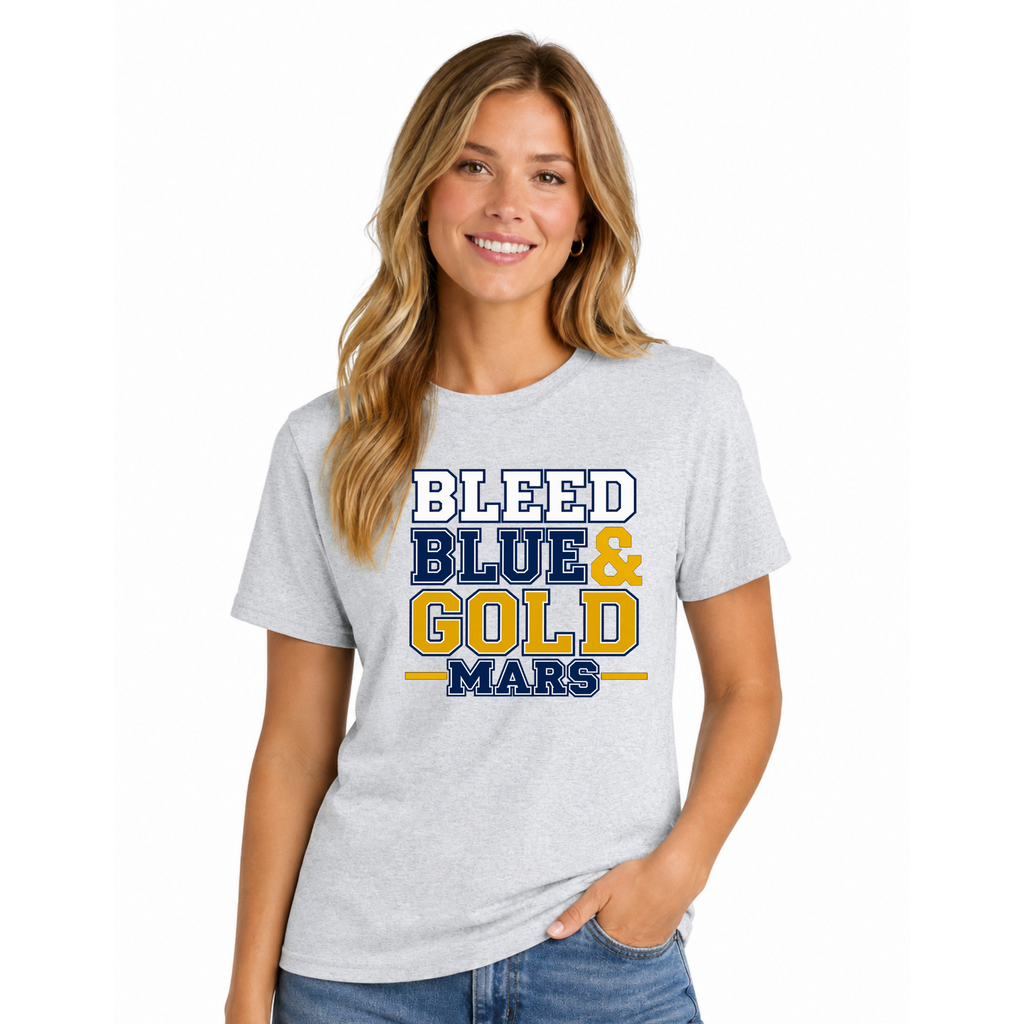 BLEED BLUE & GOLD • MARS