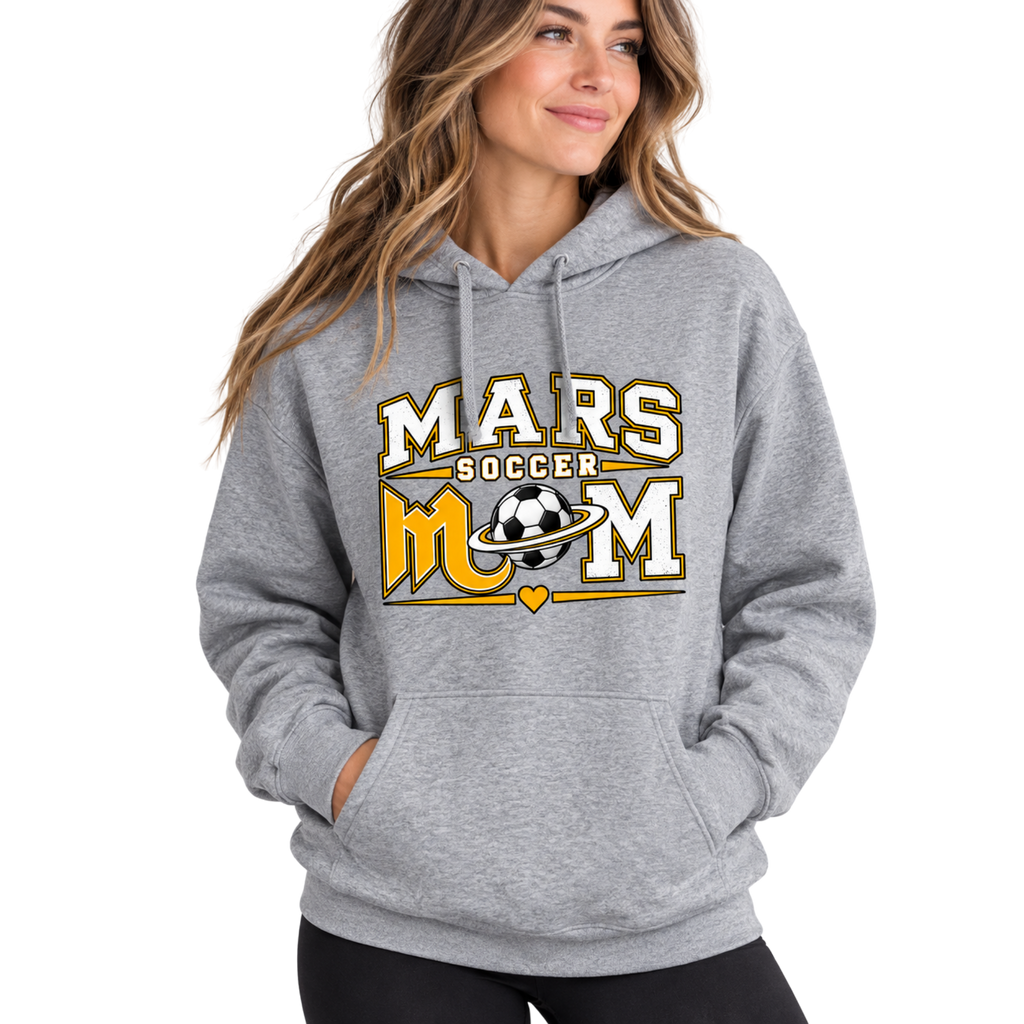 Mars Soccer Mom Hoodie | Fightin’ Planets Spirit Wear
