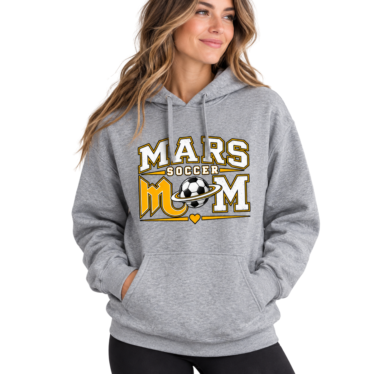 Mars Soccer Mom Hoodie | Fightin’ Planets Spirit Wear
