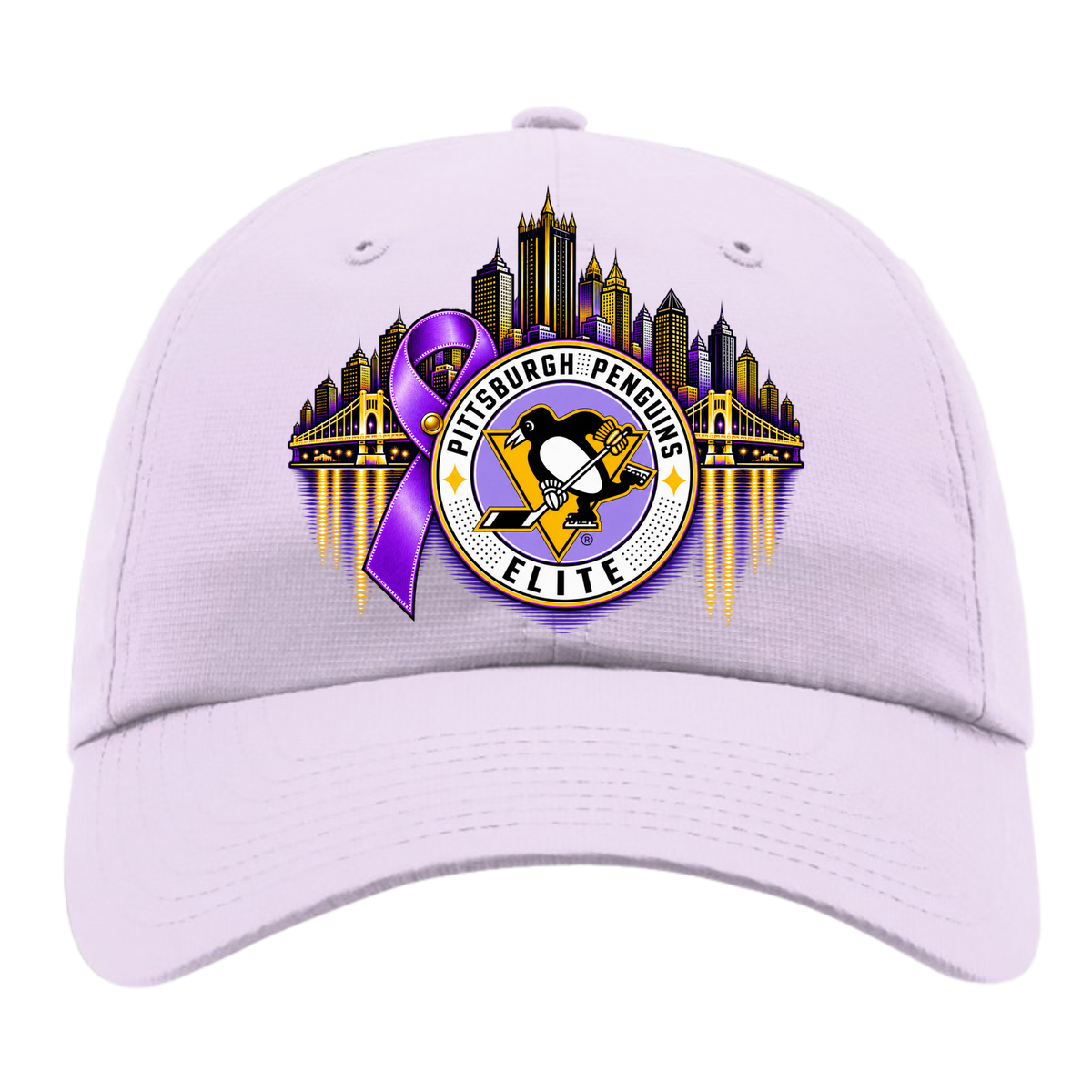 Adult/ Unisex | Pittsburgh Penguins Elite • Hockey Fights Cancer • Hat