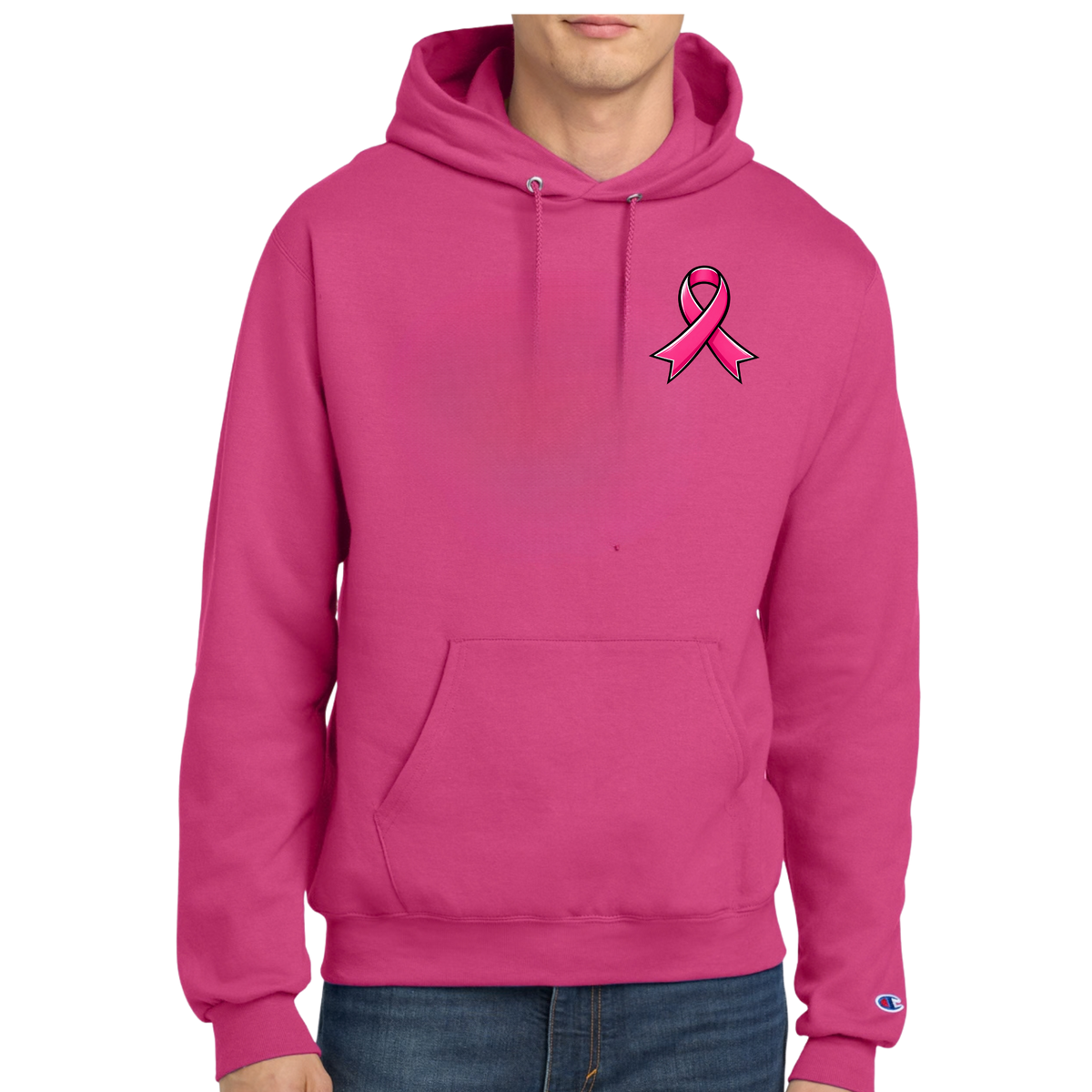 Tackle Breast Cancer • Pink Ribbon • Champion Sweatshirt