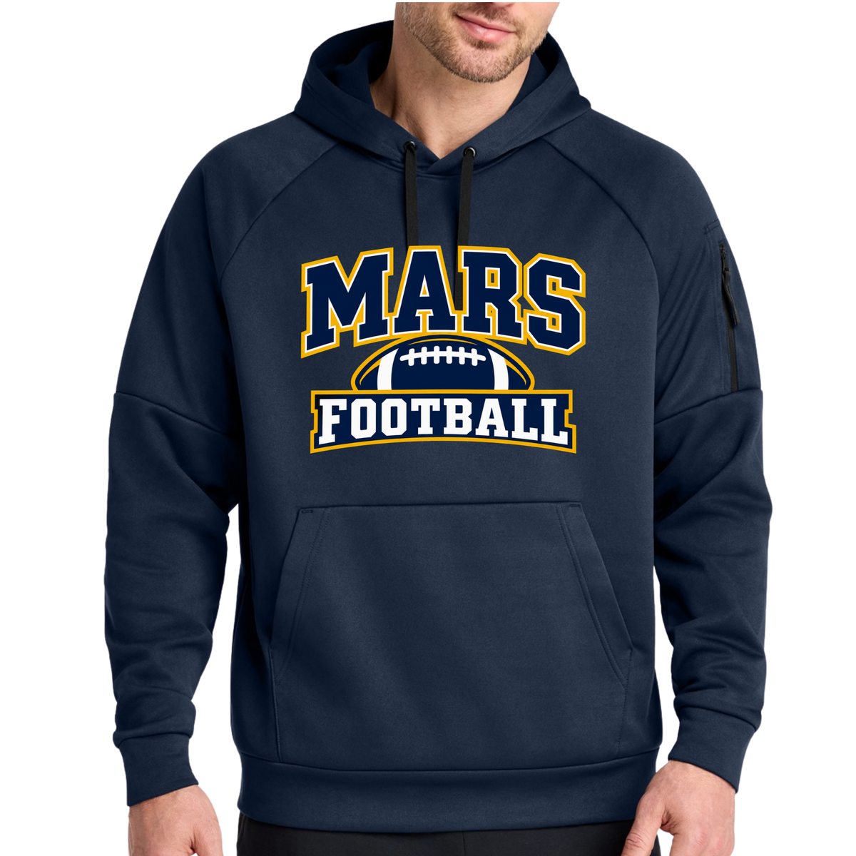 Adult • Mars Football Banner• Nike Therma-FIT Pocket Pullover Fleece Hoodie