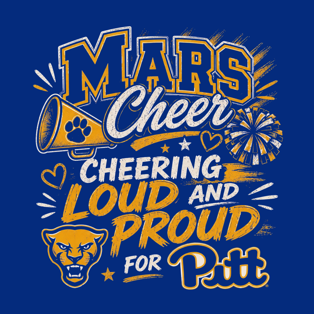 MARS • Pitt Cheer Day shirt • Custom