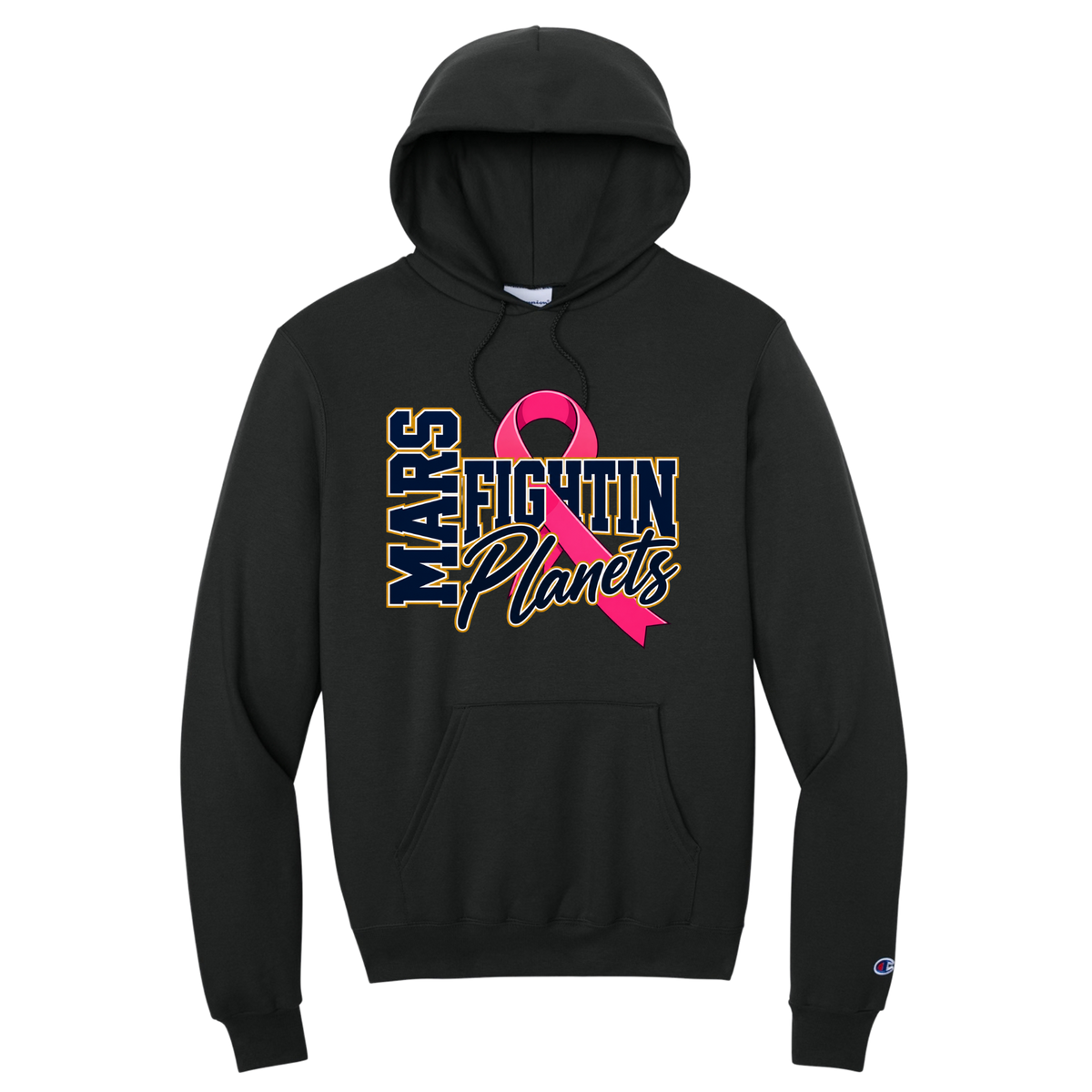 Exclusive • 2026 Hometown Collective Apparel • Champion Pink Ribbon Hoodie