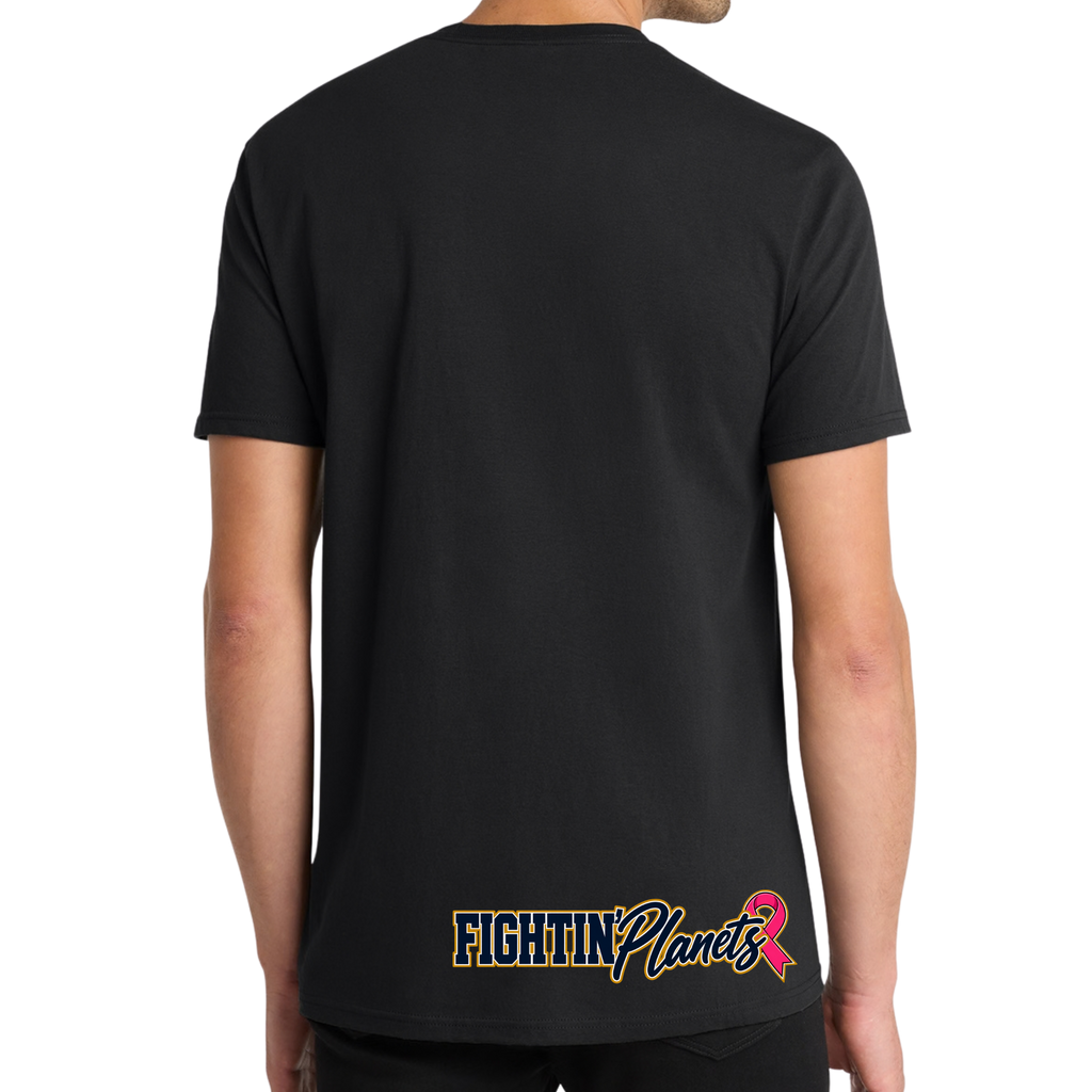 Pink Ribbon • Mars Fightin Planets Front Design  • District® The Concert Tee®