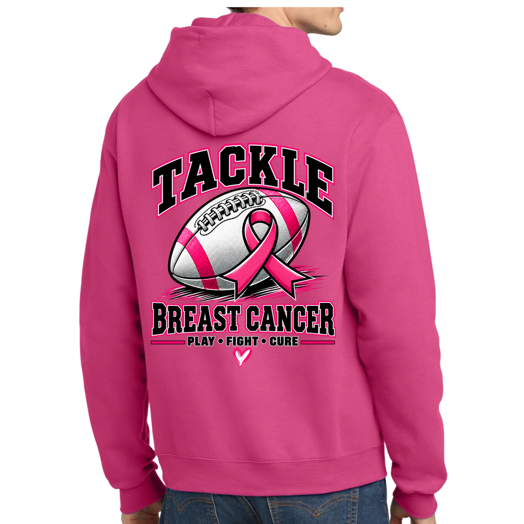 Tackle Breast Cancer • Pink Ribbon • Champion Sweatshirt