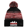 Pittsburgh North Star New Era® Striped Pom Beanie