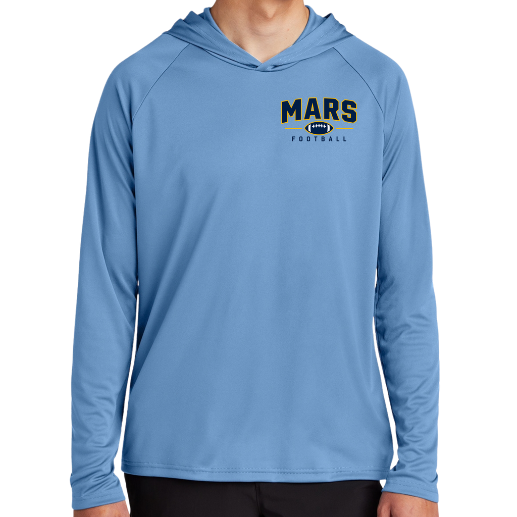 MARS• Football | Long Sleeve Performance Hooded Tee