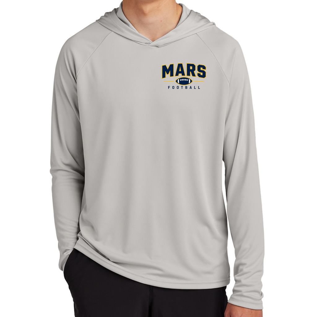 MARS• Football | Long Sleeve Performance Hooded Tee