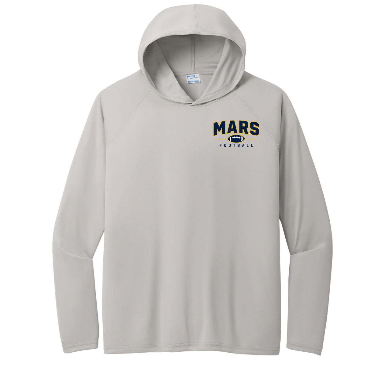 MARS• Football | Long Sleeve Performance Hooded Tee