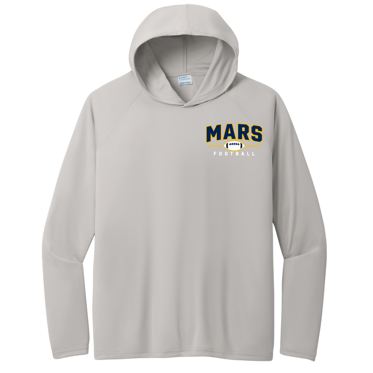 MARS• Football | Long Sleeve Performance Hooded Tee