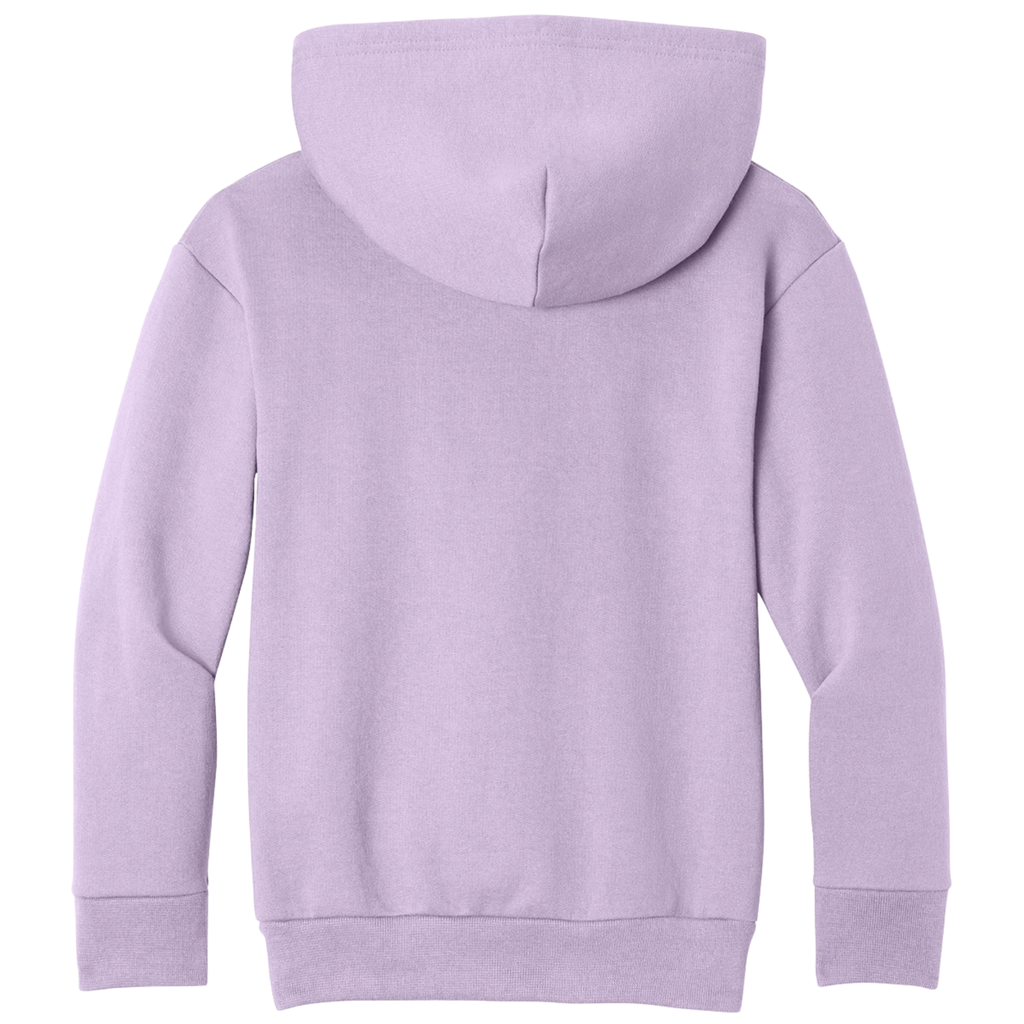 Youth/Unisex | Pittsburgh Penguins Elite • Hockey Fights Cancer • Youth Purple Ribbon Logo Hoodie