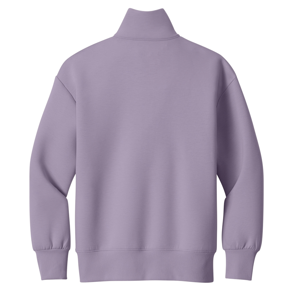 Women's | Pittsburgh Penguins Elite • Purple Ribbon Logo Quarter Zip Sweatshirt