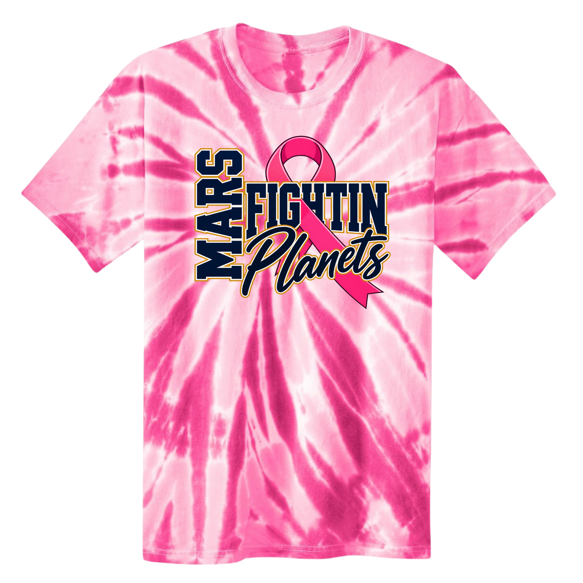 Youth • Mars Fightin Planets • Pink Ribbon • Tie Dye