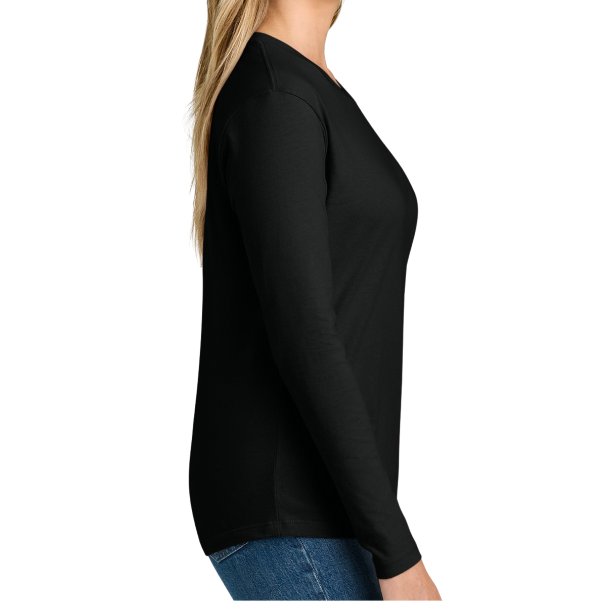 Pink Ribbon • Mars Fightin' Planet • Next Level Apparel® Women’s Cotton Relaxed Long Sleeve Tee