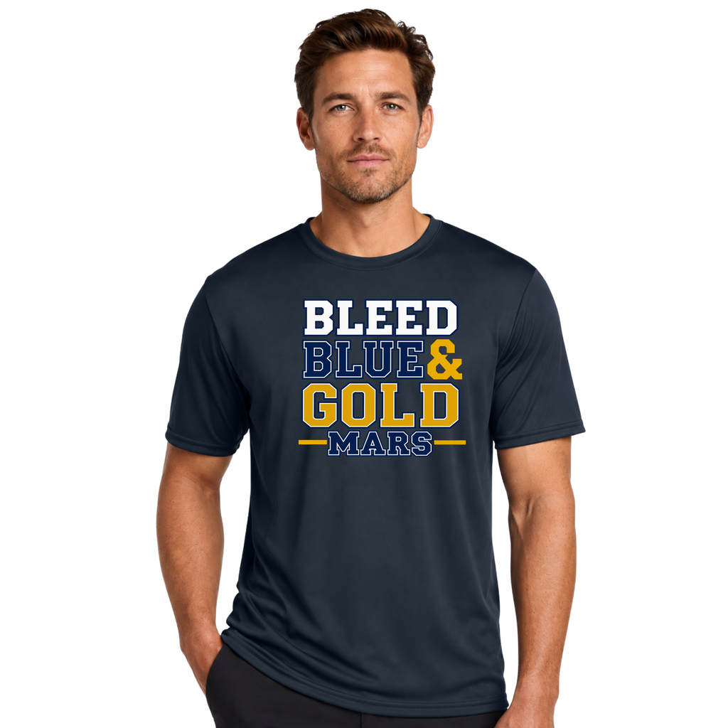 BLEED BLUE & GOLD • MARS