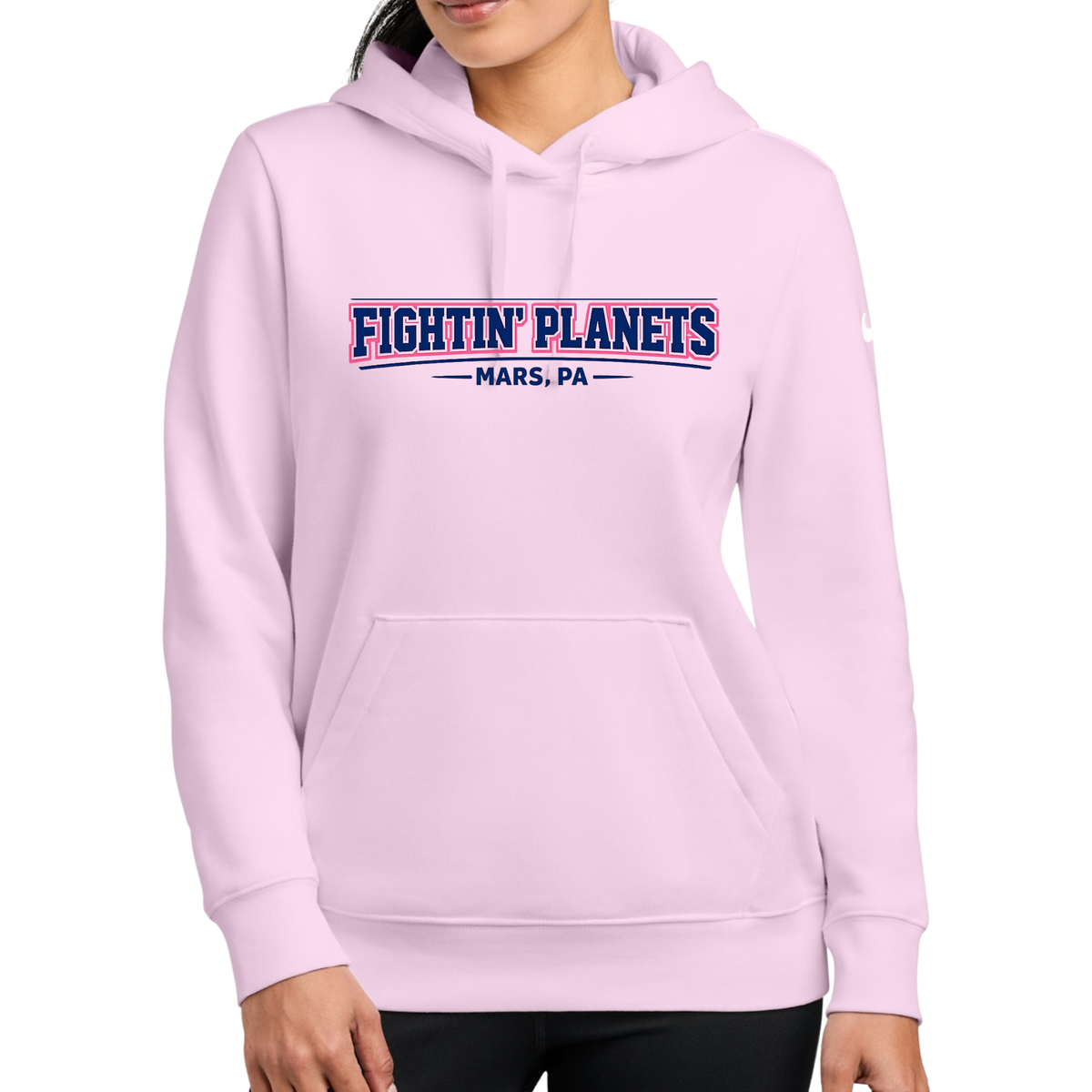 Fightin Planets • MARS PA • Pink Nike Hoodie