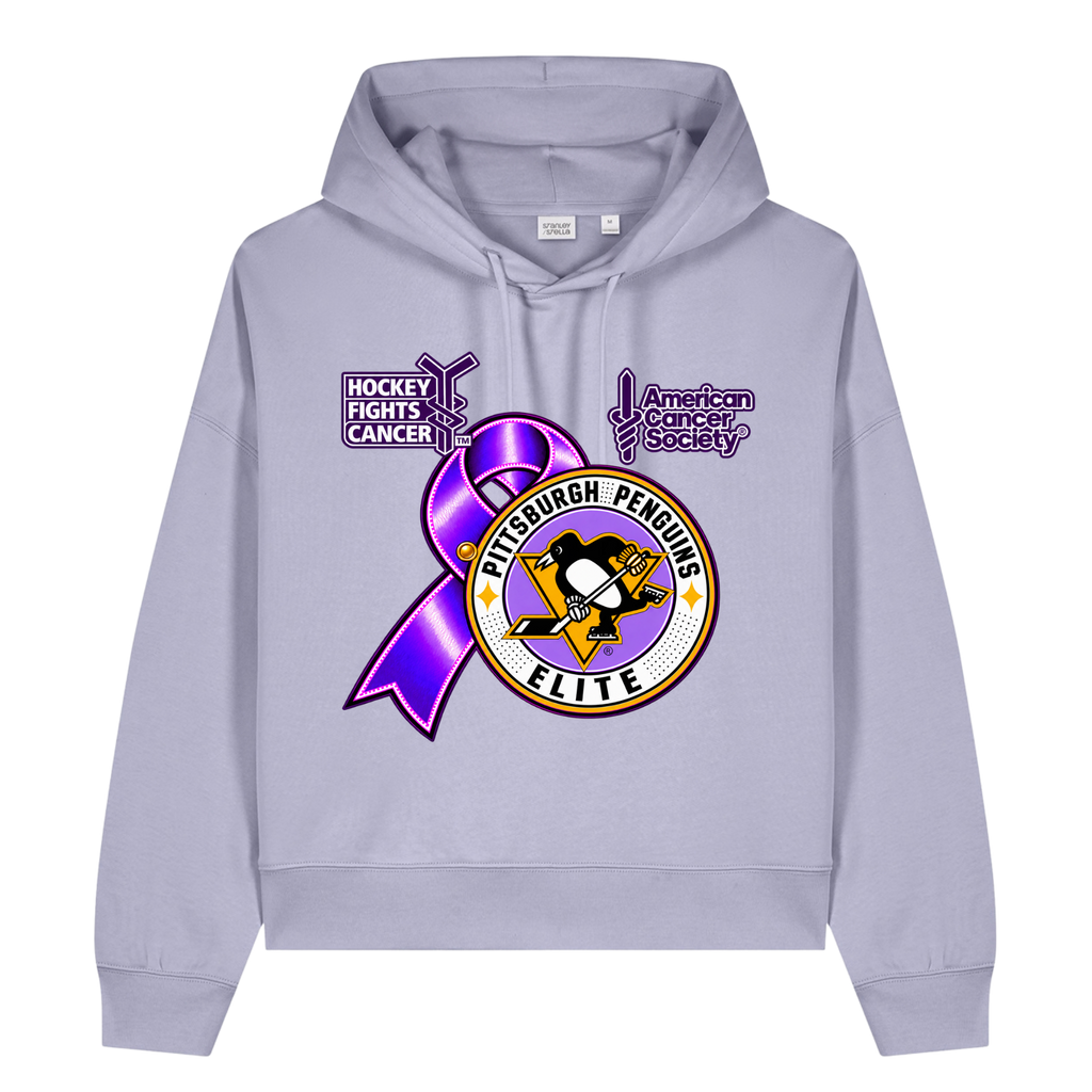 Woman's | Pittsburgh Penguins Elite • Hockey Fights Cancer Apparel • Purple Ribbon Logo
