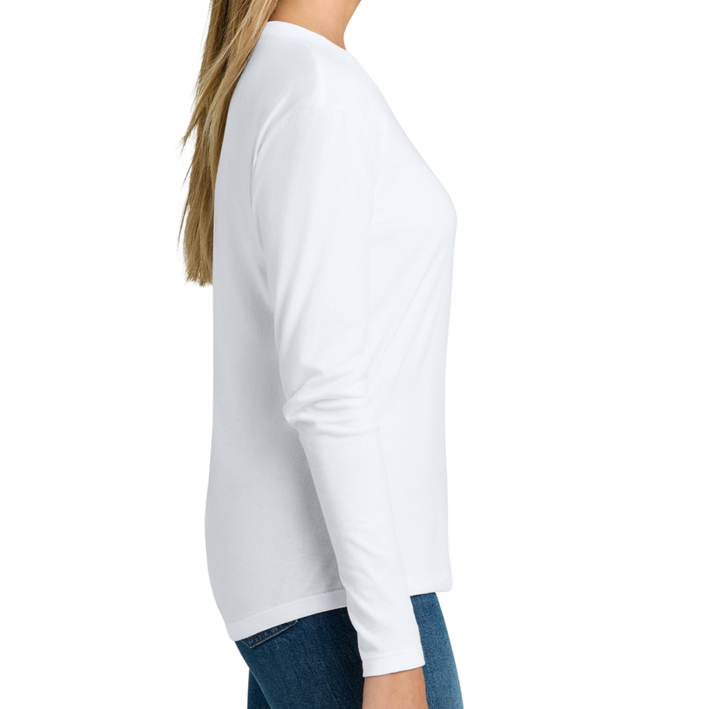Pink Ribbon • Mars Fightin' Planet • Next Level Apparel® Women’s Cotton Relaxed Long Sleeve Tee