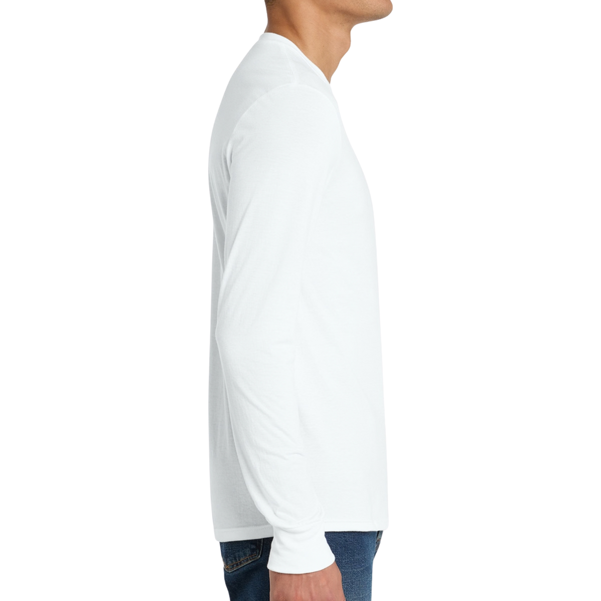 Pink Ribbon • Fightin’ Planets • District® Perfect Tri® Long Sleeve Tee