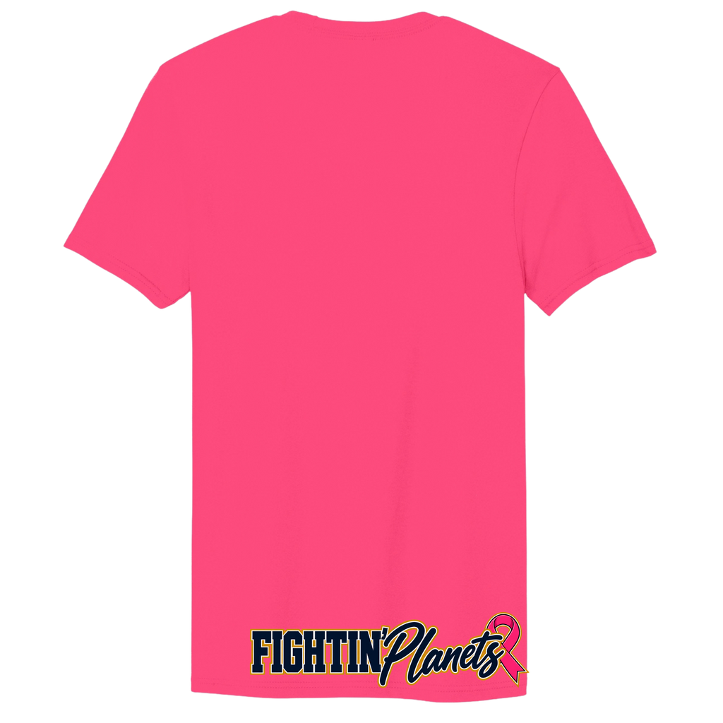 Pink Ribbon • Mars Fightin Planets Front Design  • District® The Concert Tee®