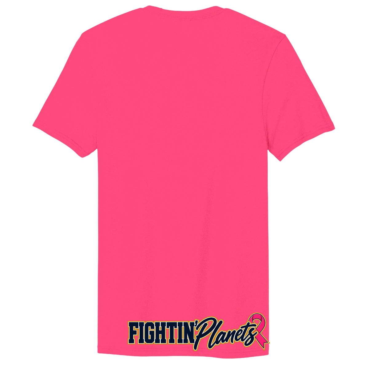 Pink Ribbon • Mars Fightin Planets Front Design  • District® The Concert Tee®