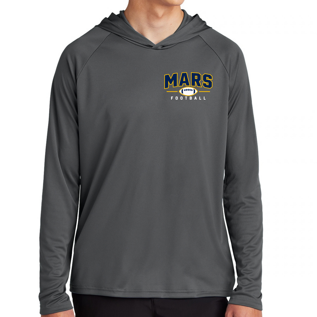 MARS• Football | Long Sleeve Performance Hooded Tee