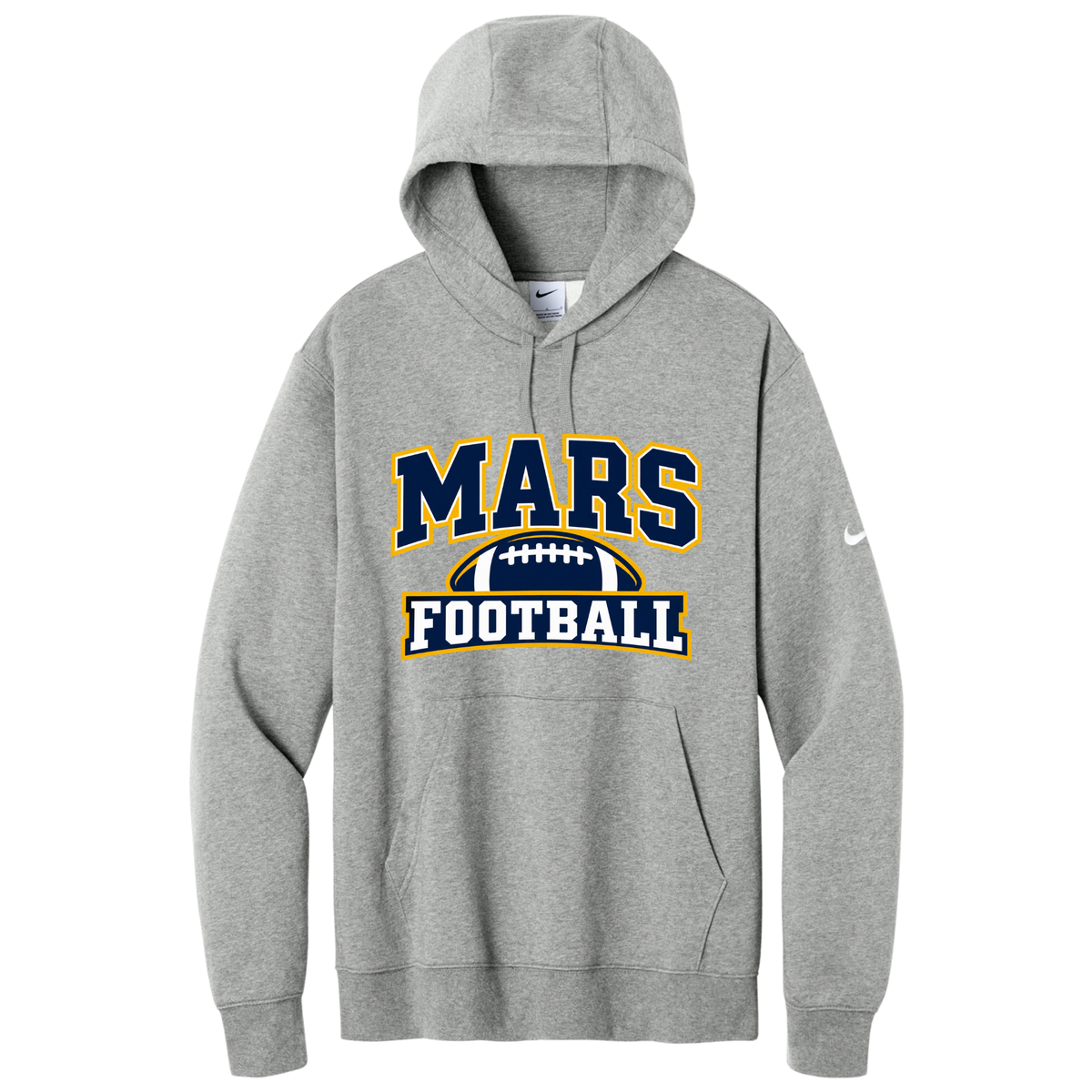 Adult • MARS Football • Banner • Nike Club Fleece Sleeve Swoosh Pullover Hoodie